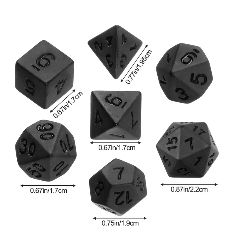 Dés Numériques Noirs Pur Givrés - Image 4