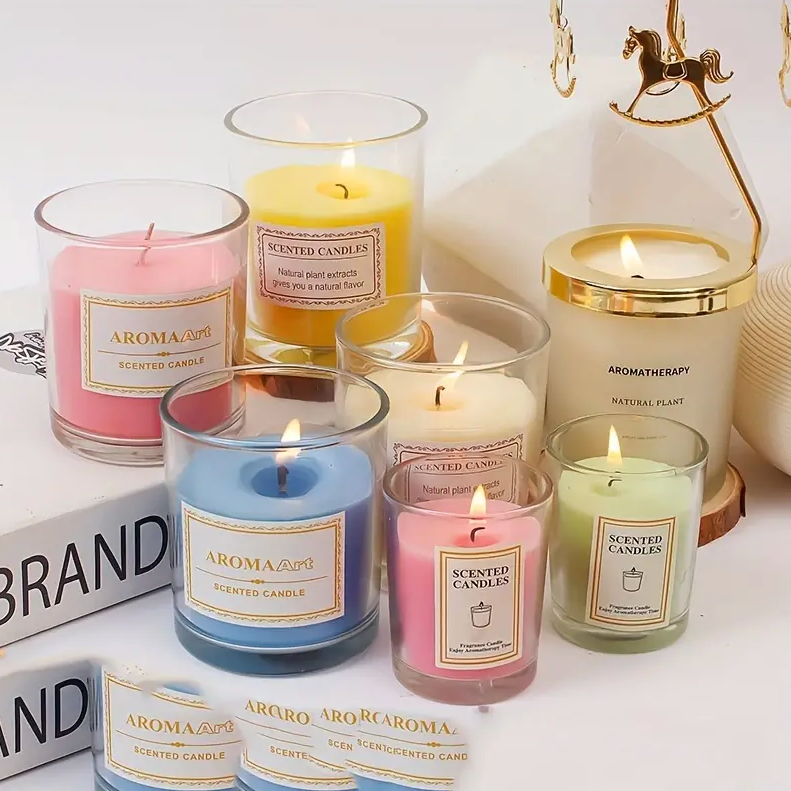 Bougie D’aromathérapie Aux Huiles Essentielles