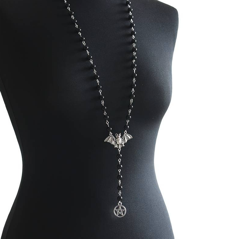 Collier Pendentif Chauve-souris Gothique